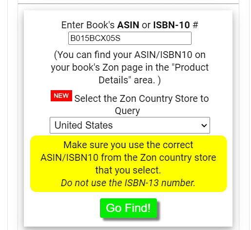 How to choose book categories on Amazon