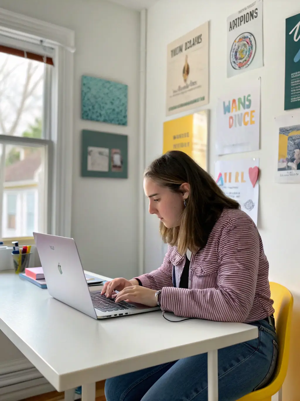 A writer refining their manuscript with the help of an AI-powered grammar and style checker, ensuring polished and professional content.