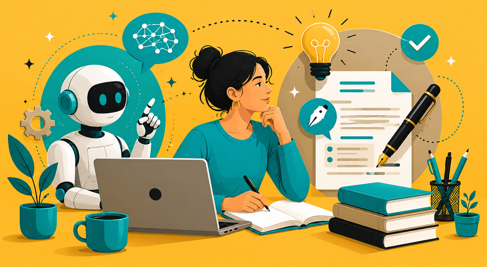 How to Use AI Content Writing Tools Without Sounding Like a Robot