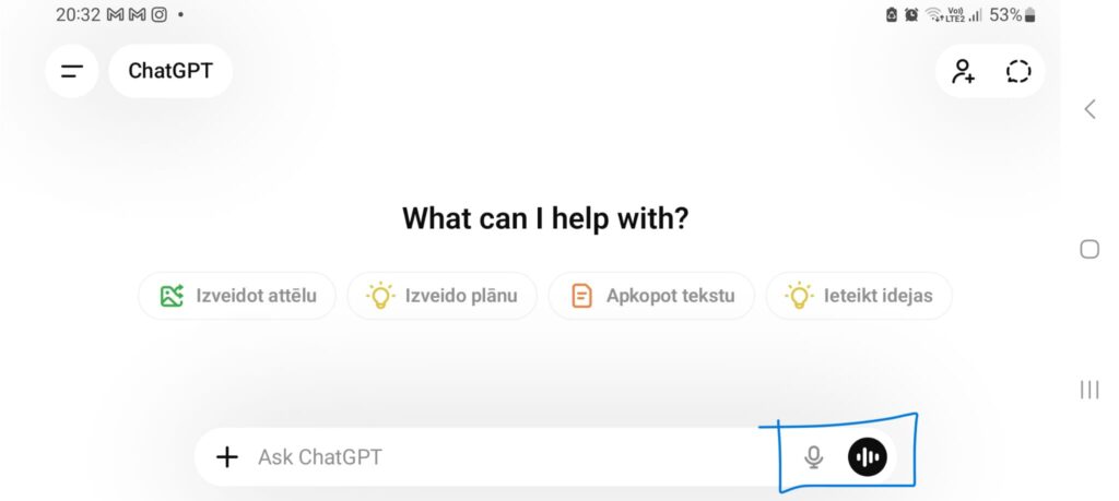 chatgpt voice to text