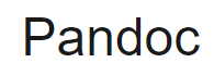 Pandoc logo