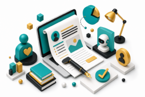 humanize AI content — illustrated guide for self-published authors
