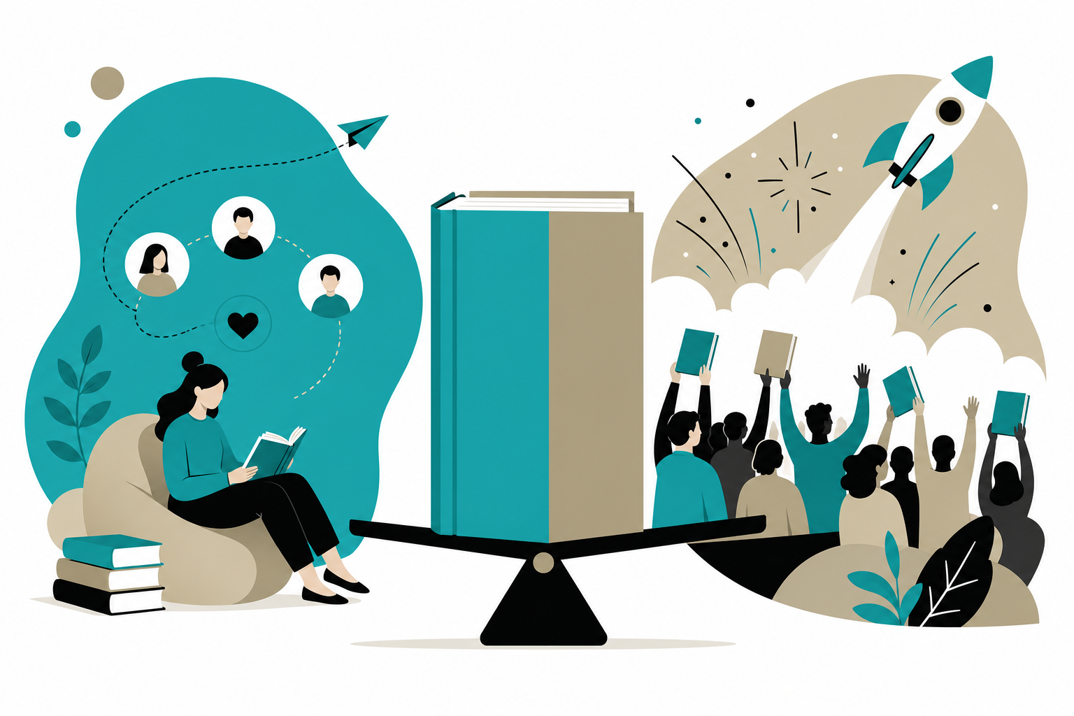 book launch — illustrated guide for self-published authors