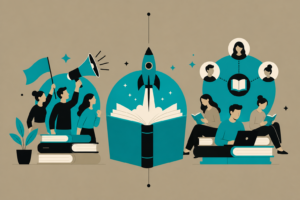 book launch team — illustrated guide for self-published authors