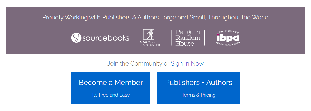 Netgalley platform
