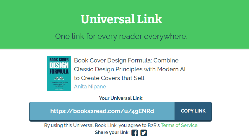 Example of Books2Read